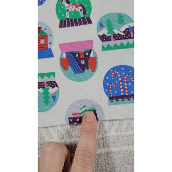 Hanna Andersson Holiday Pajamas Set Snow Globe Print Size 110 (US 5) Organic Cot - Picture 8 of 8